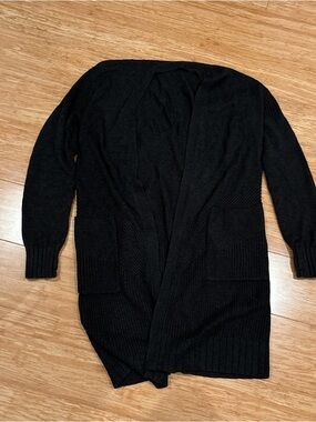 Lululemon Black Open-Front Women's Cardigan Sweater